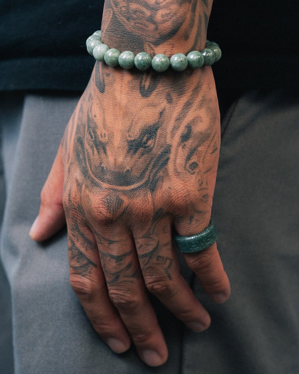Olympia Jade Band Ring