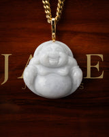 Laughing Buddha Jade Pendant