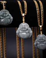 Micro Jade Laughing Buddha