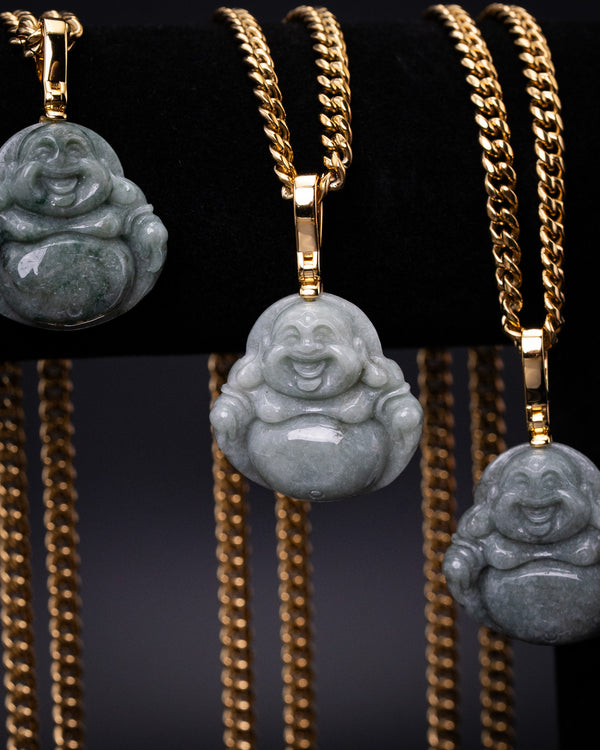 Micro Jade Laughing Buddha
