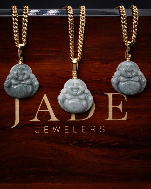Micro Jade Laughing Buddha