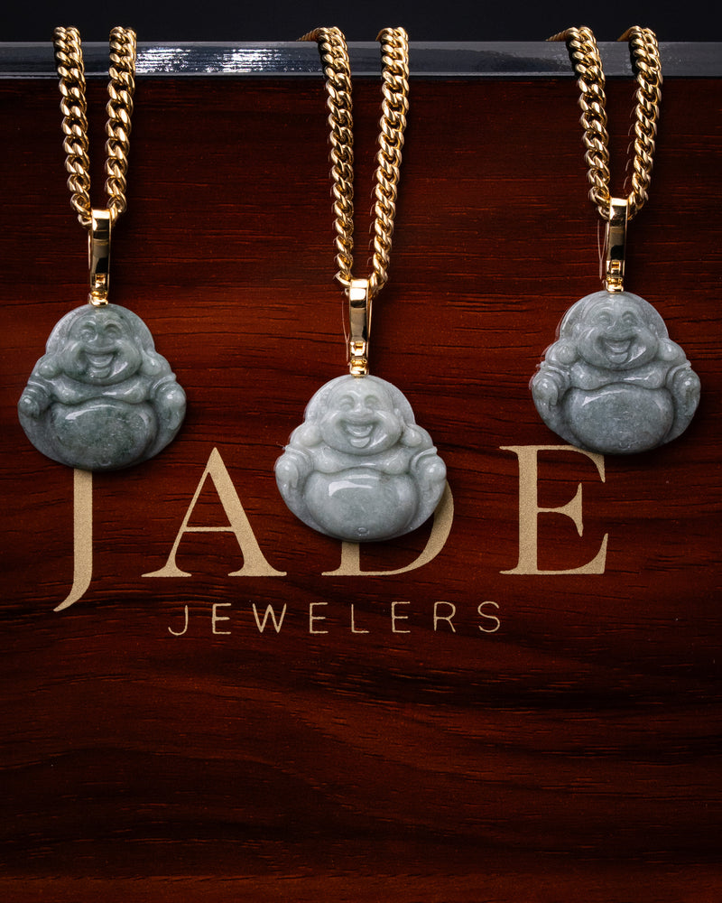 Micro Jade Laughing Buddha