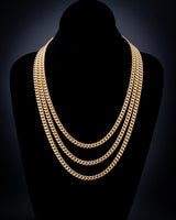 6mm Gold Cuban Chain