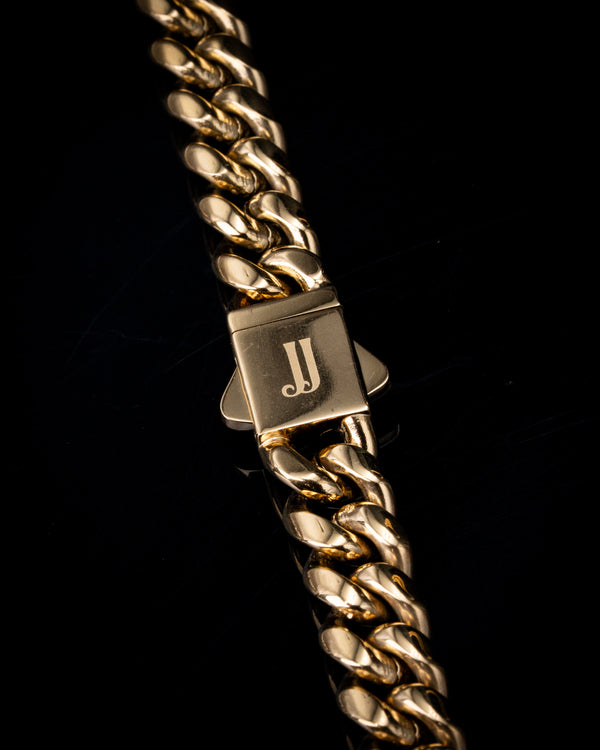 8mm Gold Cuban Chain