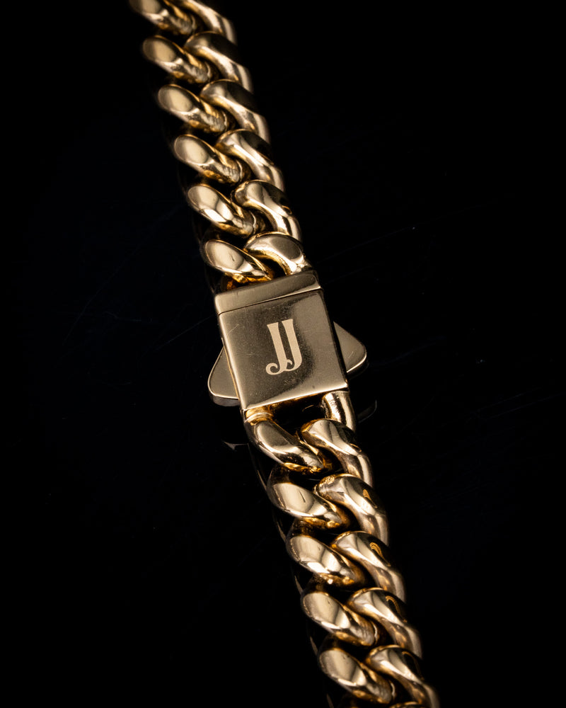 8mm Gold Cuban Chain