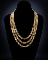 8mm Gold Cuban Chain