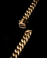 10mm Gold Cuban Chain