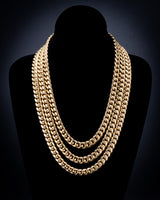 10mm Gold Cuban Chain