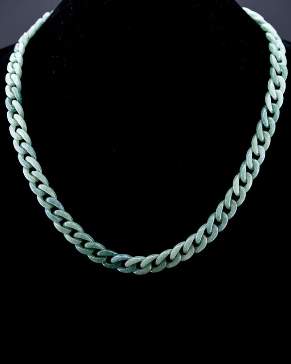 GREEN CUBAN JADE CHAIN