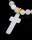 Cross Charm Balance Jade Bracelet