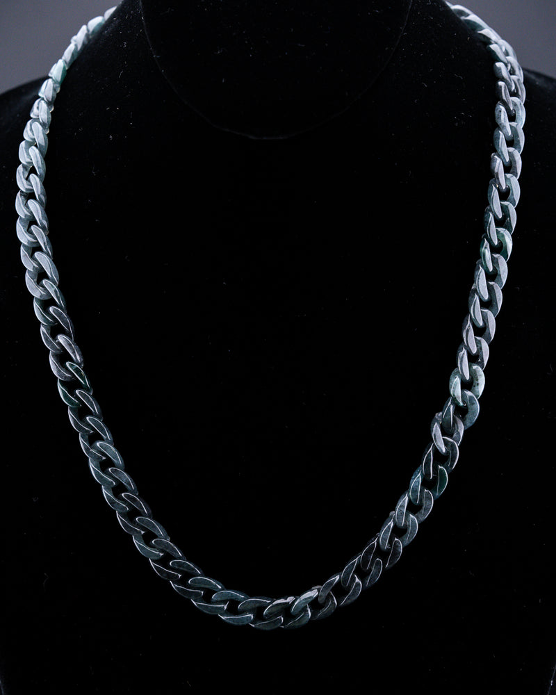 BLACK CUBAN JADE CHAIN