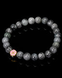 Pink Sakura Charm Jade Beaded Bracelet