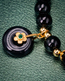 Golden Flower Harmony Jade Bracelet