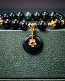 Golden Flower Harmony Jade Bracelet