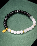 Gold Luck Charm Balance Jade Bracelet