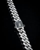 10mm White Gold Cuban Chain