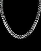 12mm White Gold Cuban Chain