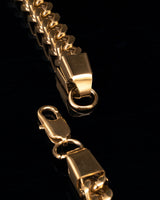 8mm Gold Franco Chain