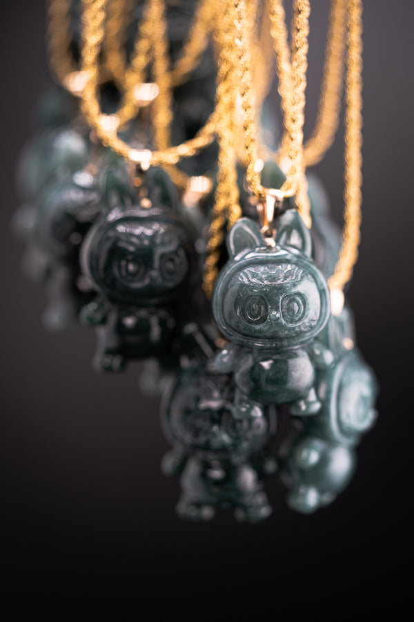 LABUBU JADE PENDANT