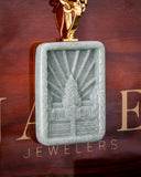 Angkor Wat Green Jade Pendant