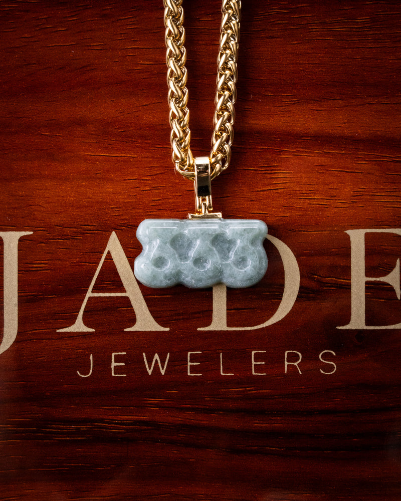 Micro Angel Number Jade Pendants