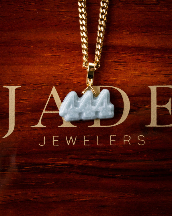 Micro Angel Number Jade Pendants