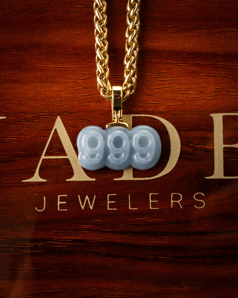 Micro Angel Number Jade Pendants