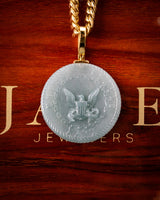 U.S Navy Blue Water Jade Pendant