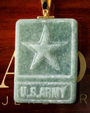 U.S Army Green Jade Pendant