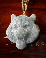 Tiger Head Blue Water Jade Pendant