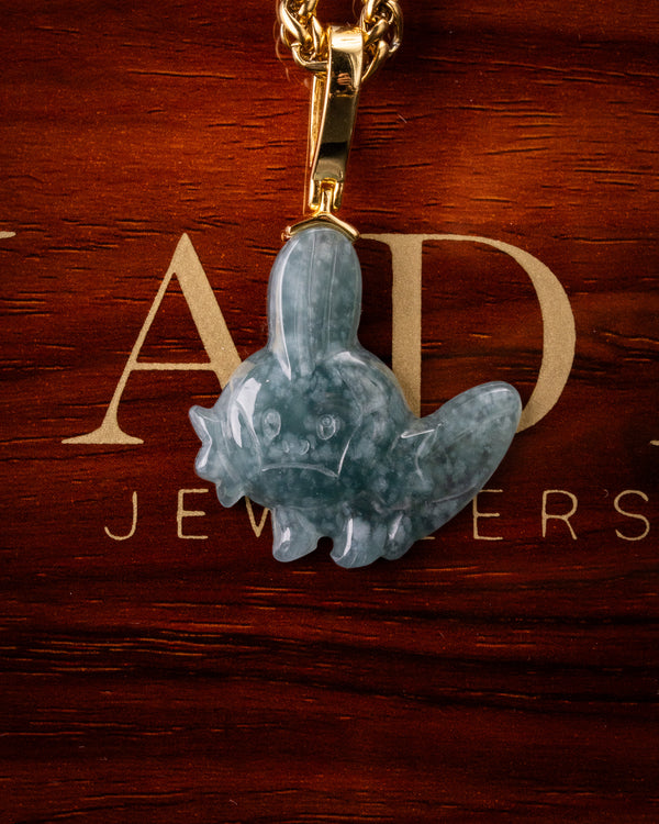 The Waterling Blue Water Jade Pendant