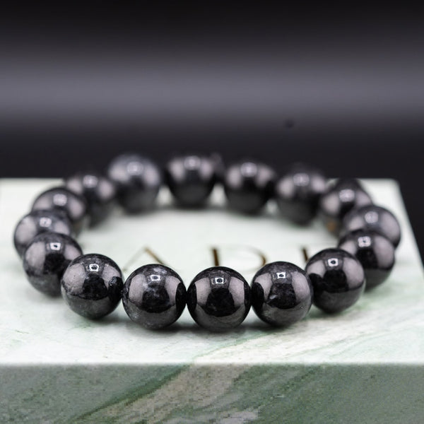 Extra Large Full Beaded Black Jade bracelet – The Jade Jewelers