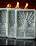 Angkor Wat Green Jade Pendant