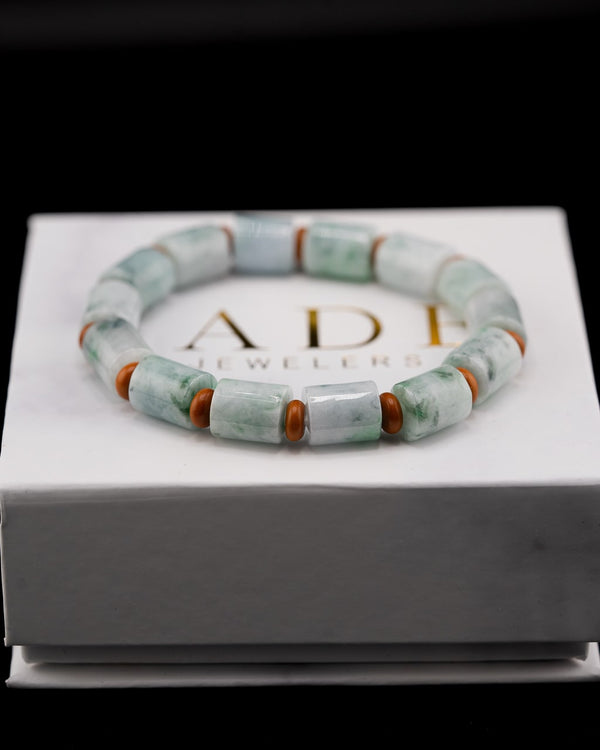 Serene Columns Jade Bracelet