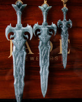 Specterblade Blue Water Jade Pendant