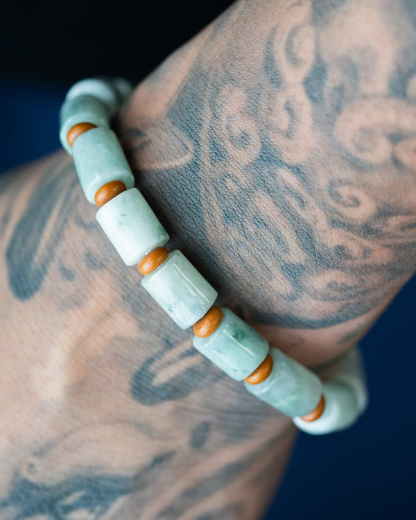Serene Columns Jade Bracelet