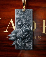 Peaking Fu Dong Pillar Jade Pendant