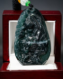 Black Mountain Tiger Jade Pendant