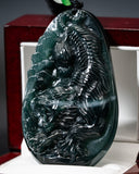 Black Mountain Tiger Jade Pendant