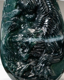 Black Mountain Tiger Jade Pendant