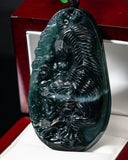 Black Mountain Tiger Jade Pendant