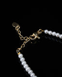 Pearl Beaded Sakura Jade Charm Bracelet