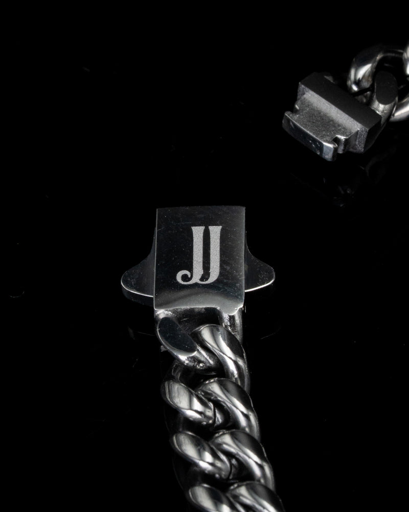 6mm White Gold Cuban Bracelet