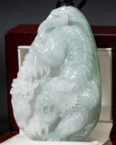 Icy White Tiger Jade Pendant