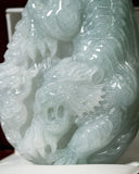 Icy White Tiger Jade Pendant
