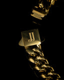 8mm Gold Cuban Bracelet