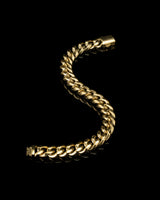10mm Gold Cuban Bracelet