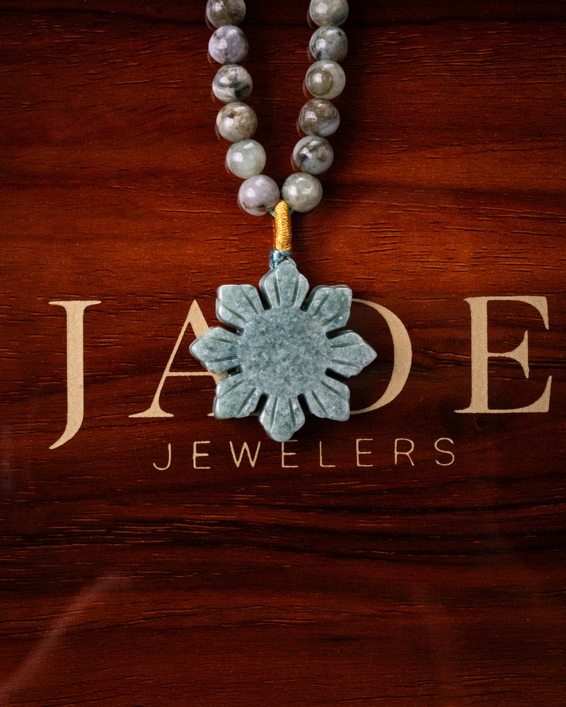 Filipino Beaded Jade Necklace