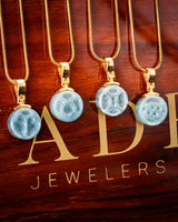 Micro Astrology Sign Jade Pendant