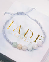 Six Beaded Jade Rope Bracelet